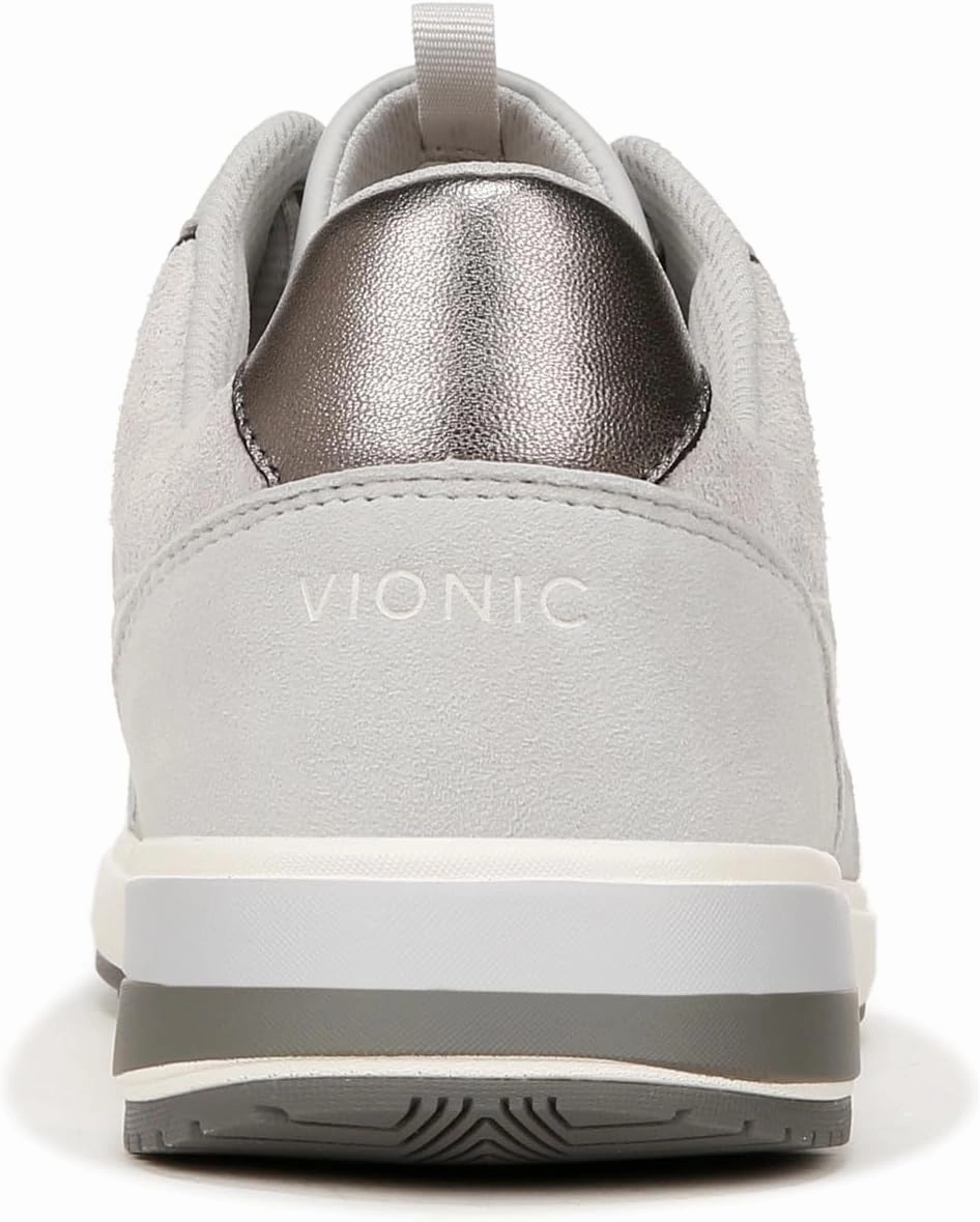 Vionic Women's Fashion Sneaker Nova – Comfortable Lace Up That Includes a Built-in Arch Support Insole That Helps Correct Pronation and Alleviate Heel Pain Caused by Plantar Fasciitis, Medium Width