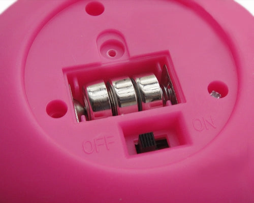 Voice Control LED Candle Night Light - Pink