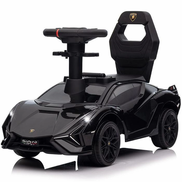 Voltz Toys Toddler Lamborghini SIAN Foot to Floor Push Pedal Ride On Car Baby Walker