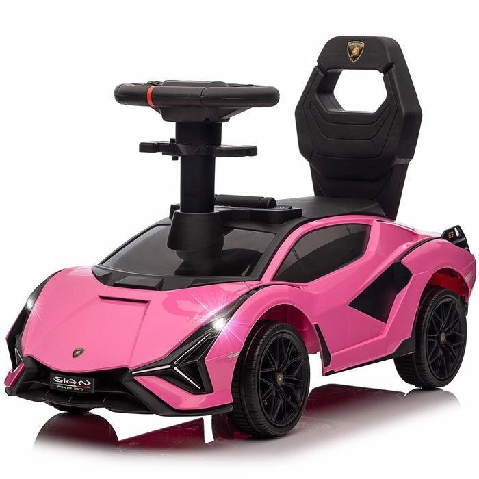 Voltz Toys Toddler Lamborghini SIAN Foot to Floor Push Pedal Ride On Car Baby Walker