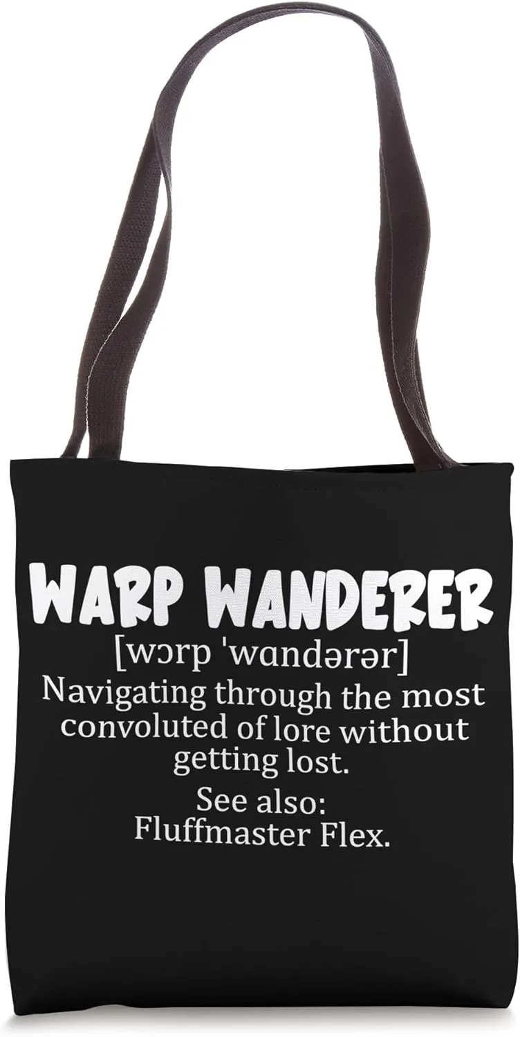 Warp Wanderer - navigating through the most convoluted of Tote Bag