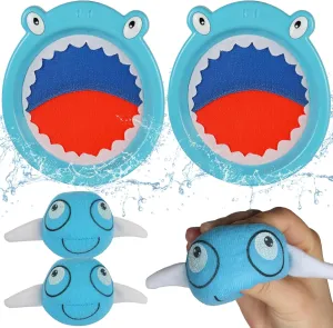 Waterproof Toss and Catch Ball Set for Kids Ages 3-8 – Soft & Safe Paddle Game with Cute Crab Design – Ideal for Beach, Pool, and Backyard Summer Fun