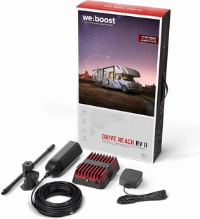 weBoost Drive Reach RV II- Cell Phone Signal Booster kit | Boosts 4G LTE & 5G for All U.S. Carriers - Verizon, AT&T, T-Mobile & More | Made in The U.S. | FCC Approved (Model 474061)