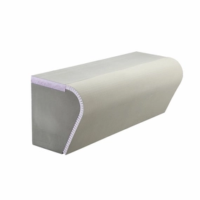 Wet Room Tileable Bench Seat - Curved Edge