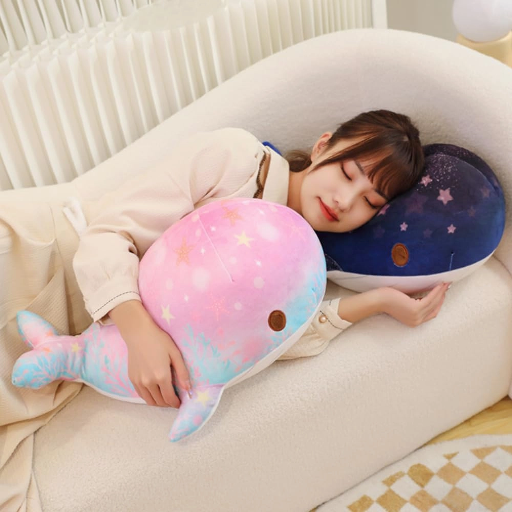 Whale Stuffed Animal，Marine Animal Stuffed Toys for Family or Friends on Birthday, Party, Halloween, Christmas, Valentine's Day. 1 Piece (Pink 16 inches)