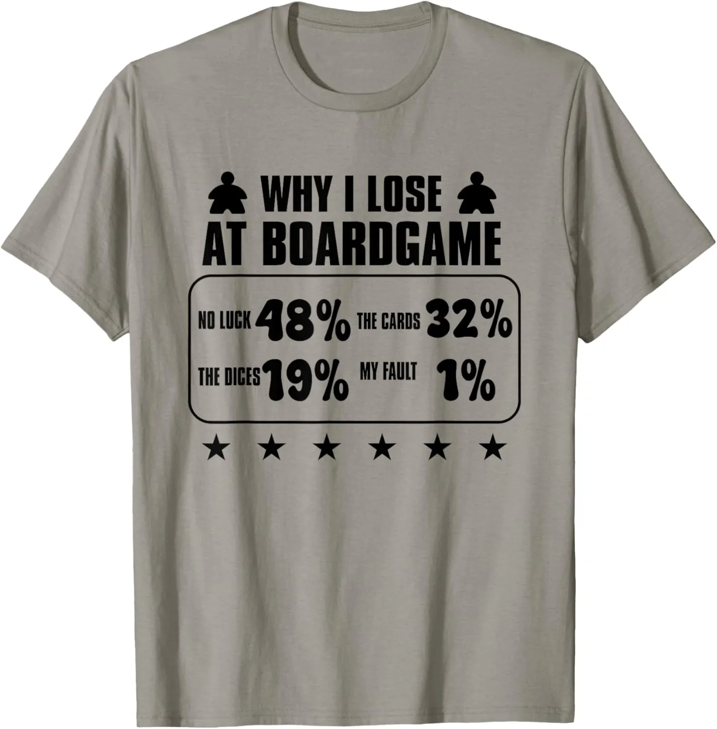 Why I Lose at Board Games T-Shirt