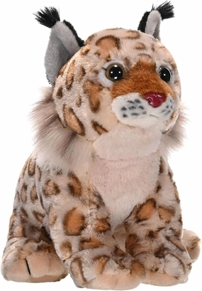 Wild Republic Bobcat Plush, Stuffed Animal, Plush Toy, Gifts for Kids, Cuddlekins 12 Inches