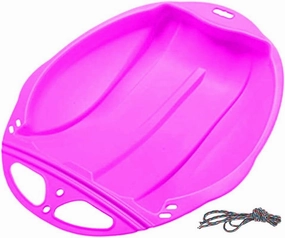 Winter Sled Board for Kids, Portable Snow Toboggan for Outdoor Fun