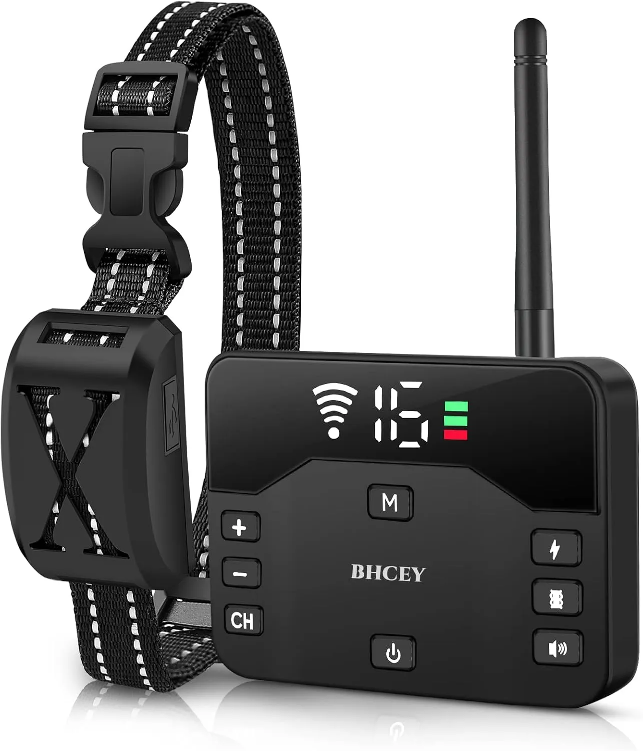 Wireless Dog Fence,2025 Wireless Boundary Containment System,2-in-1 Electric Dog Fence & Remote Training Collar,Adjustable Vibration & Shock,IP65 Waterproof Training Collar for Large and Medium Dogs