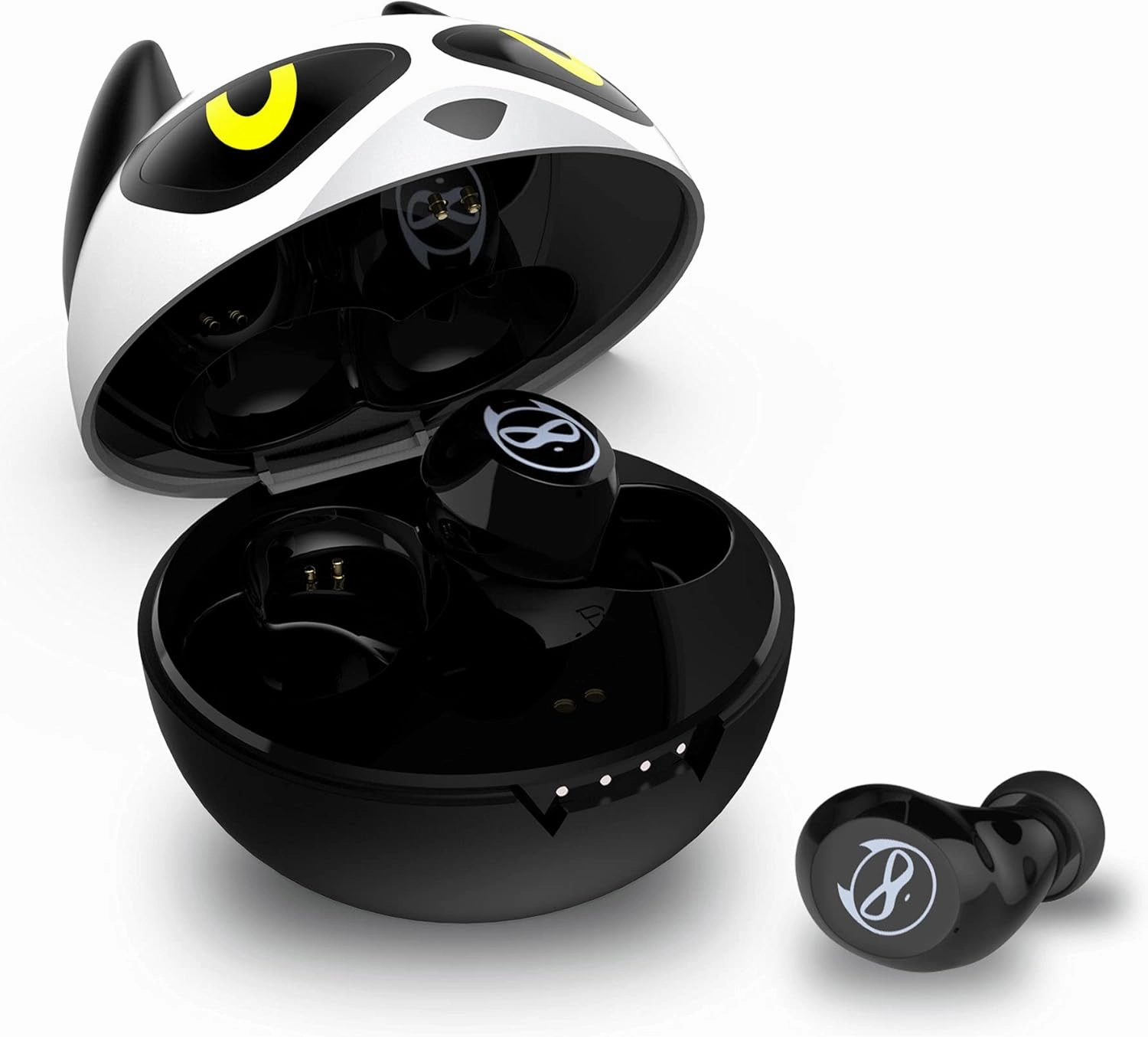 Wireless Earbuds Cool Bluetooth Headphones 5.0 Built in Mic 36H Playtime Noise Reduction IPX5 Waterproof Kids Earphones HiFi 3D Stereo USB-C Single/Twin Mode Headphones for Gaming Sport Workout