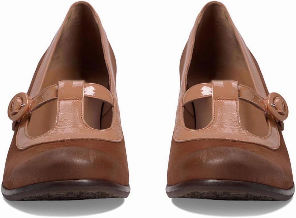 Women Vintage Low Kitten Heel Mary Jane Pumps Shoes Round Closed Toe Ankle T-Strap Dress Sandals 2" Stacked Heels Penny Loafers Buckle Nubuck Suede Work Office Fashion Dressy 4-11 M US