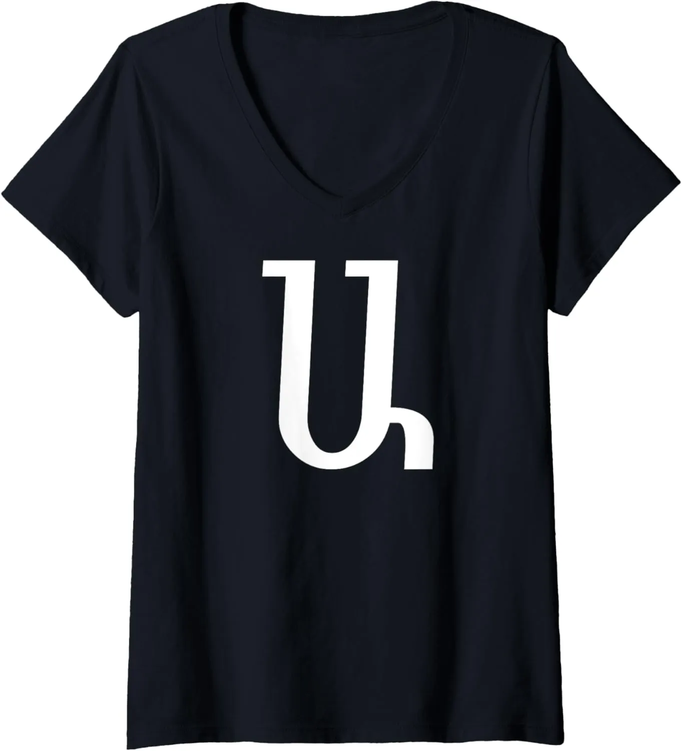 Womens Armenian Letter A (ayp) V-Neck T-Shirt