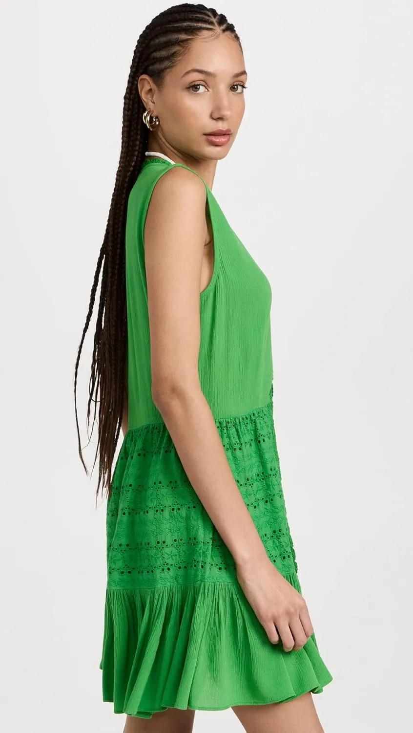 Women's Eyelet Mini Dress