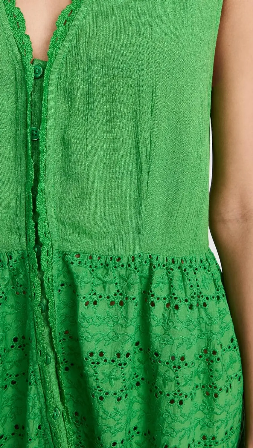 Women's Eyelet Mini Dress