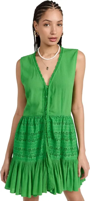 Women's Eyelet Mini Dress