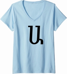 Womens Armenian Letter A (ayp) V-Neck T-Shirt