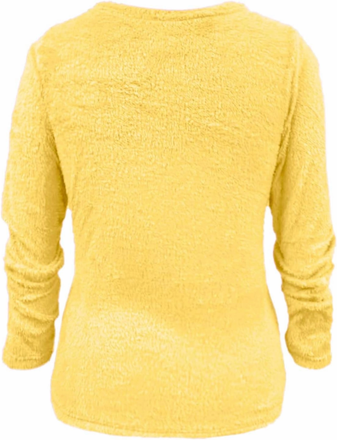 Womens Pullover Sweater Oversized Fuzzy Wool Christmas Long Sleeved for Women Fall Winter Cozy Fashioable Outfit