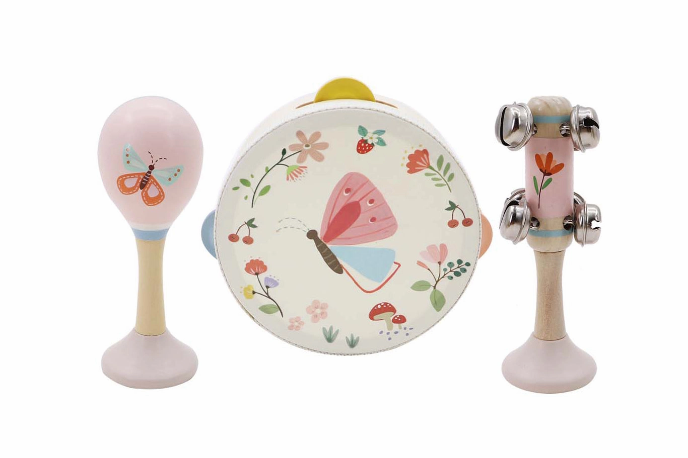 Wooden 3 Pce Music Set - Spring Image