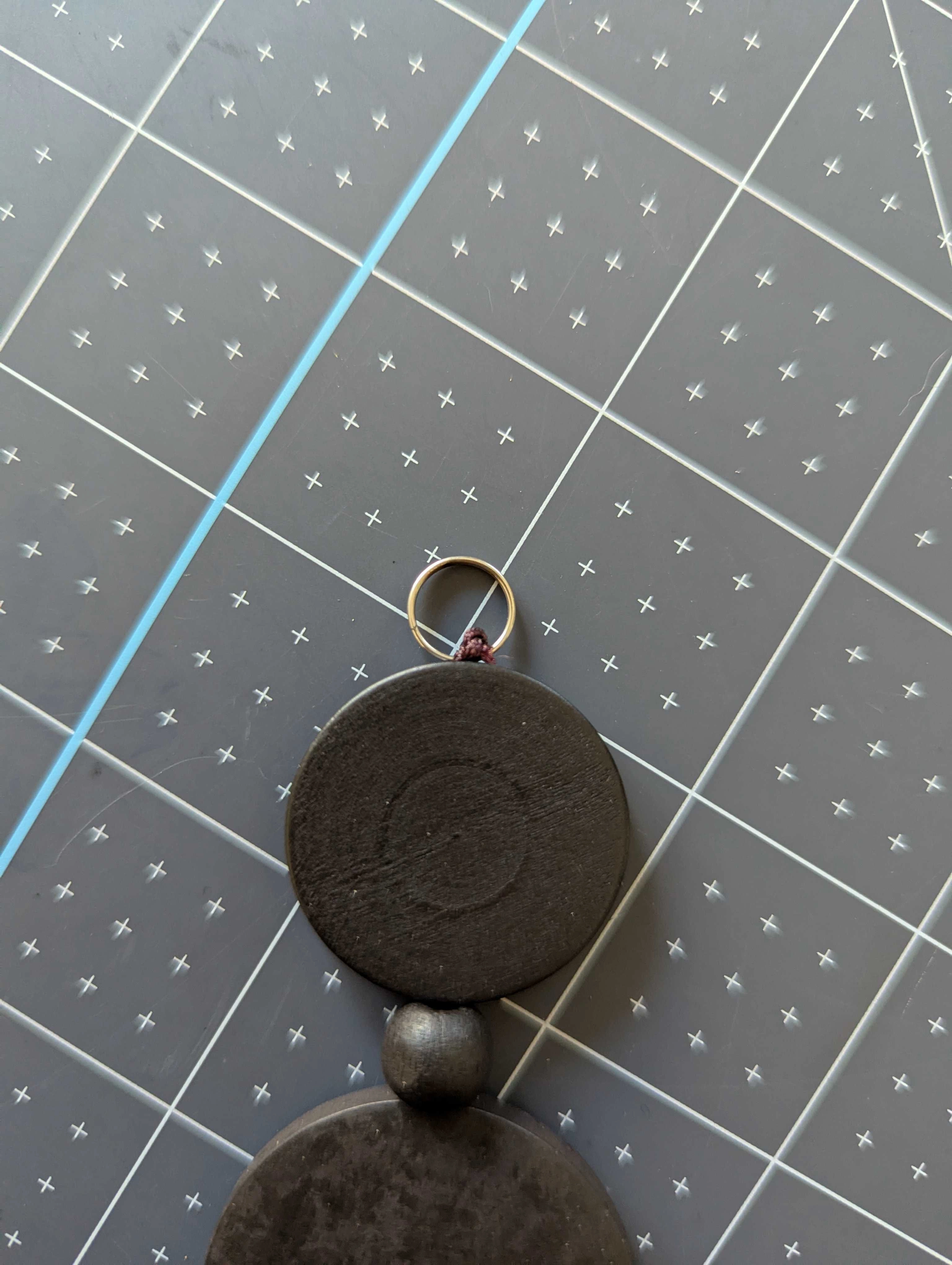 Wooden String Pull or Large Charm