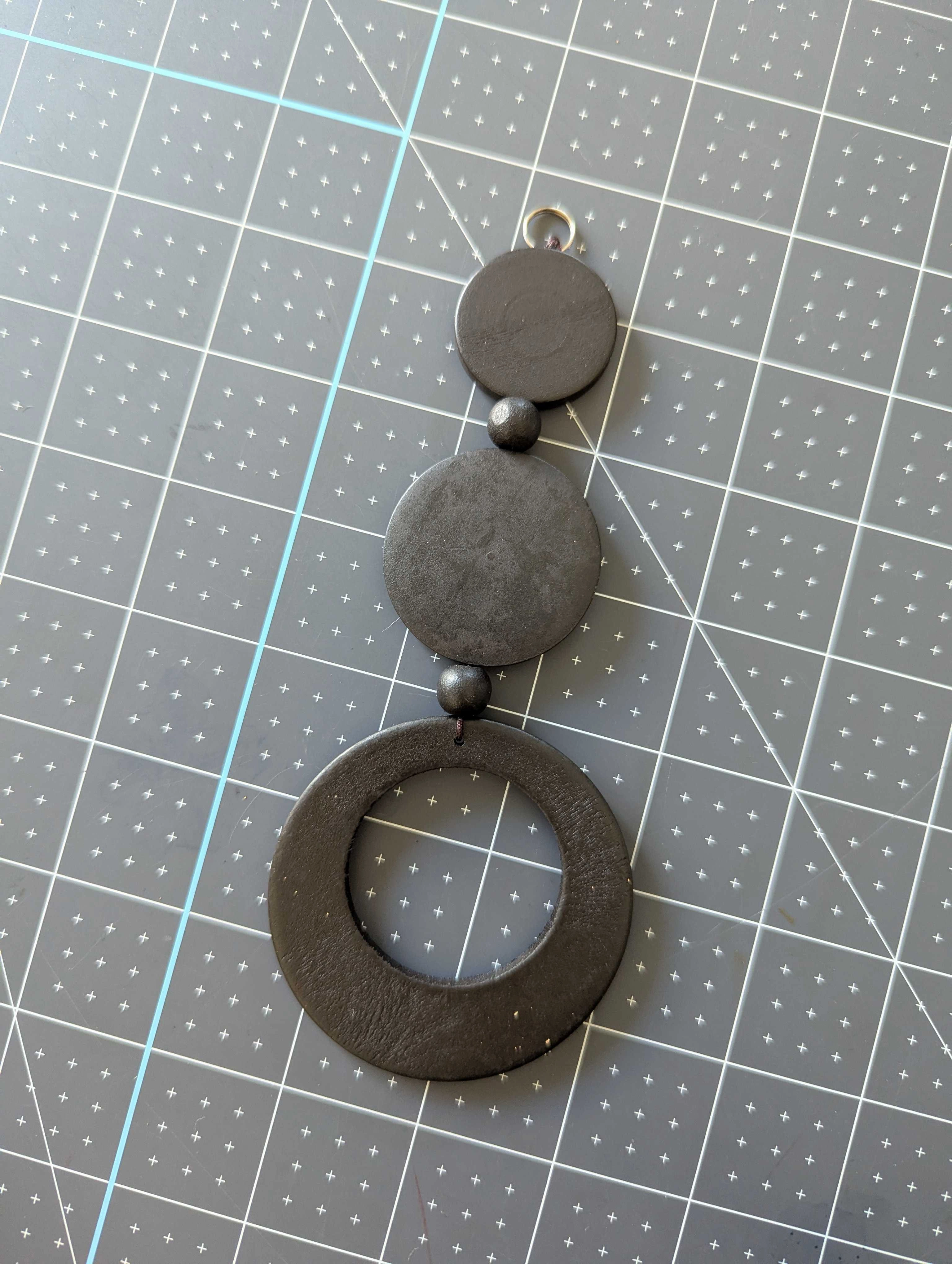 Wooden String Pull or Large Charm