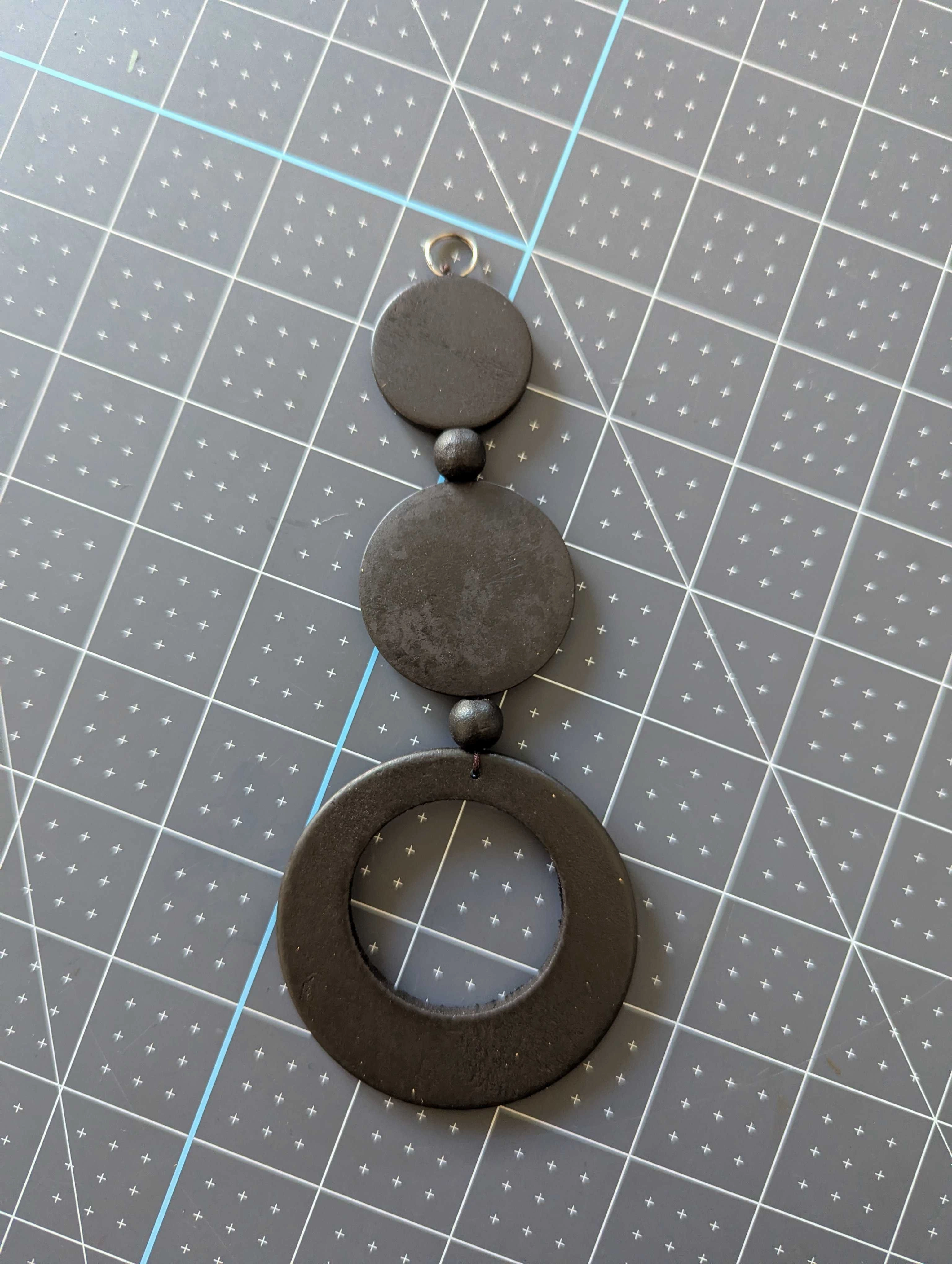 Wooden String Pull or Large Charm