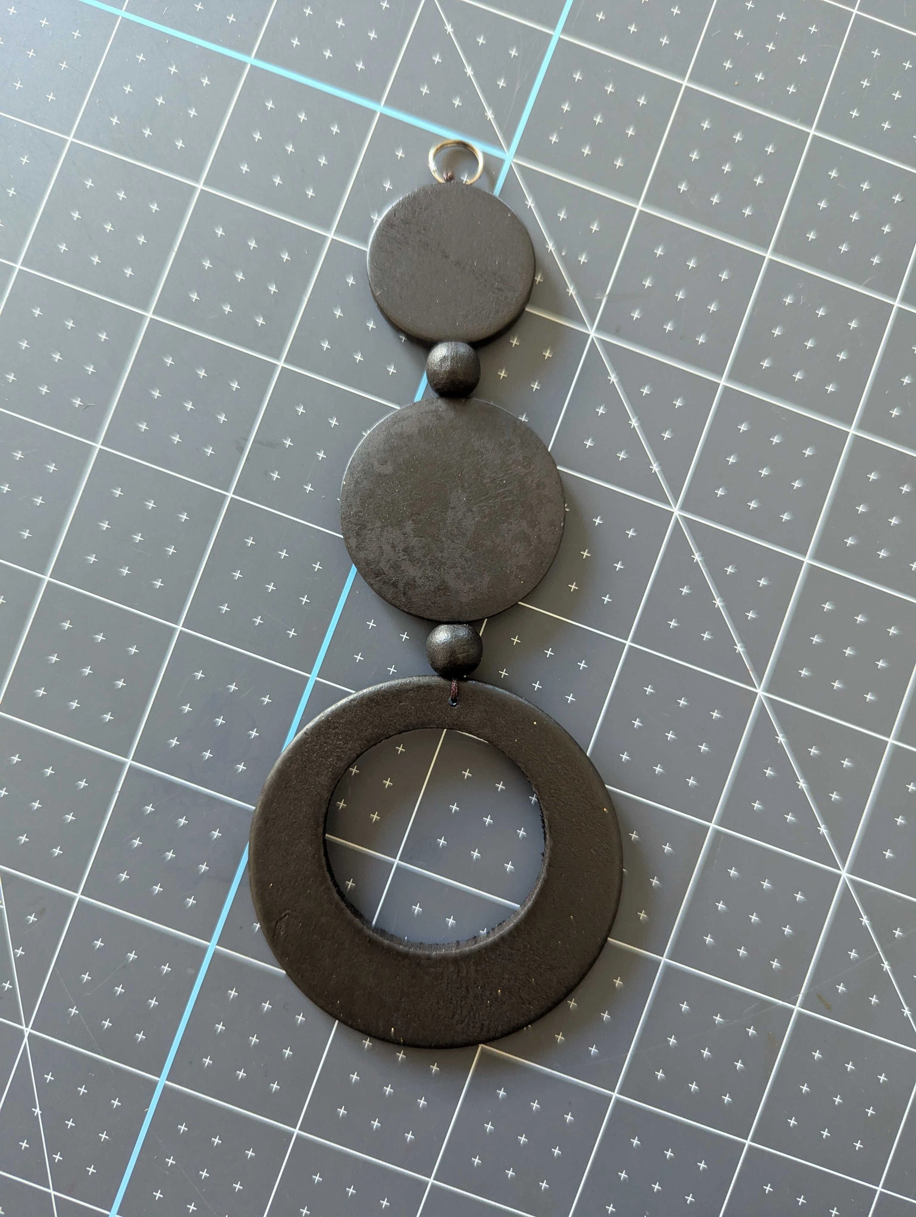 Wooden String Pull or Large Charm