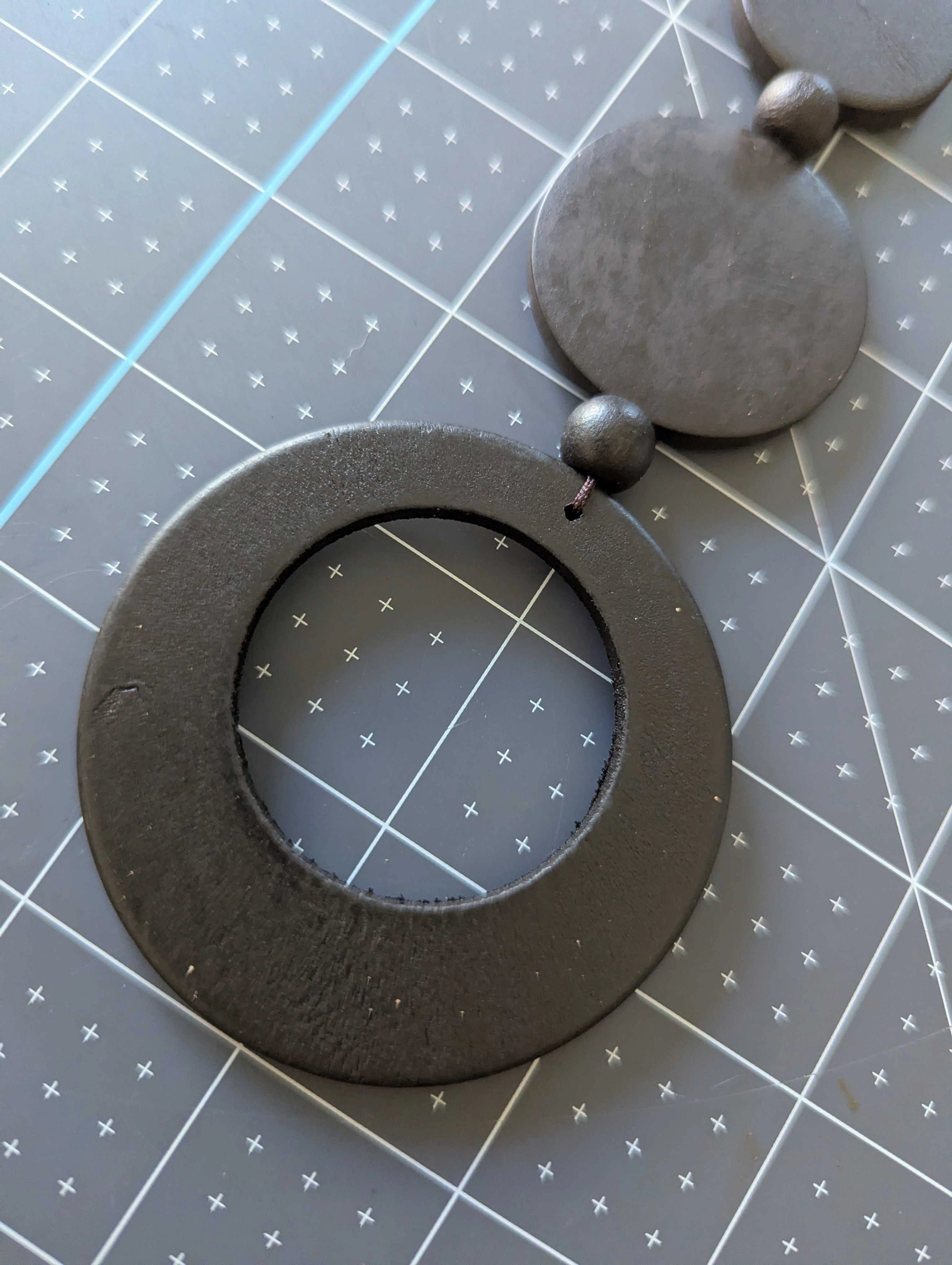 Wooden String Pull or Large Charm