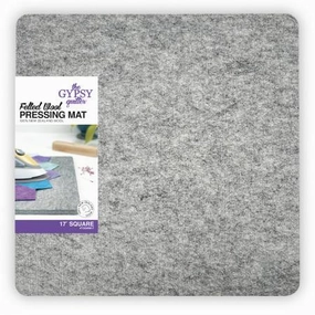 Wool Pressing Mat 17in x 17in x 1/2in Thick -- The Gypsy Quilter