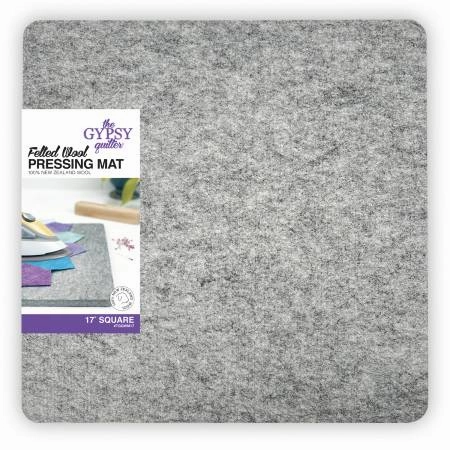 Wool Pressing Mat 17in x 17in x 1/2in Thick -- The Gypsy Quilter