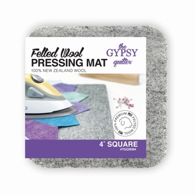 Wool Pressing Mat 4in Wide x 4in Long x 1/2in Thick # TGQWM4  SKU: 64716