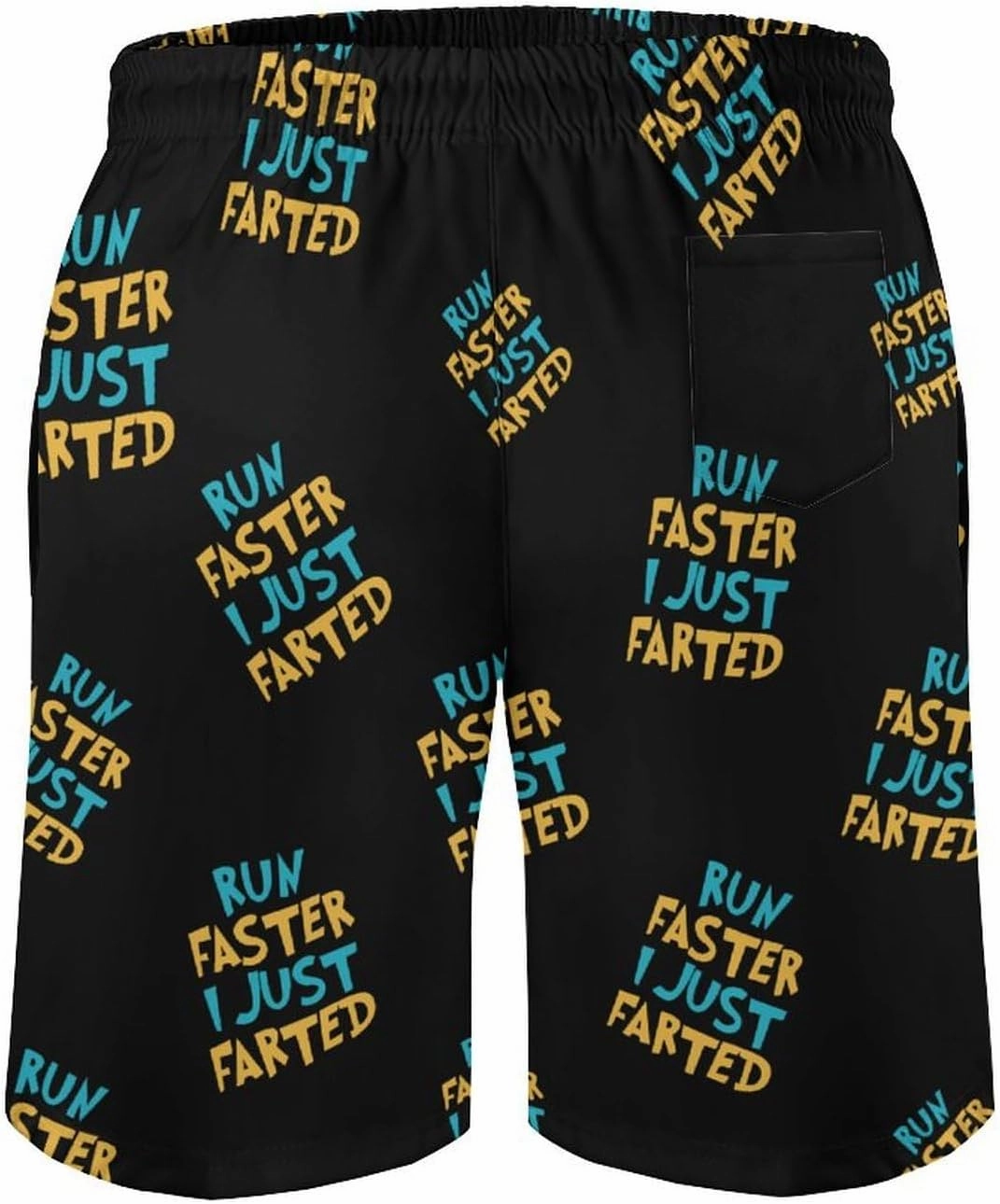 Yepp I Just Farted Mens Swim Trunks Quick Dry Beach Swimming Board Shorts with Pockets