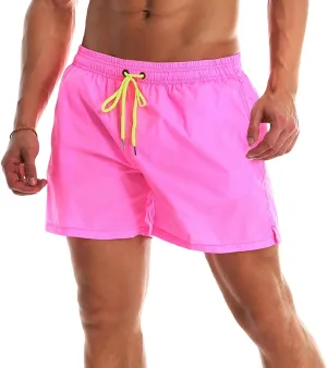 YnimioAOX Men's Swim Trunks Quick Dry Beach Shorts Swimwear Bathing Suit