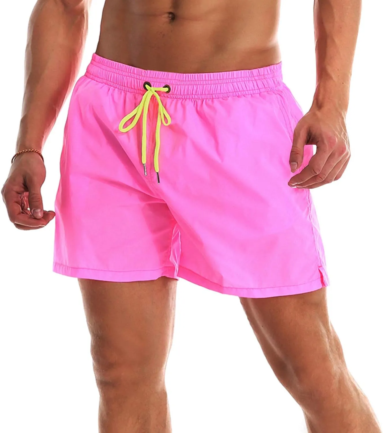 YnimioAOX Men's Swim Trunks Quick Dry Beach Shorts Swimwear Bathing Suit