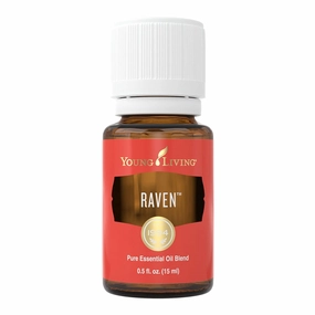 Young Living Raven Essential Oil Blend - Chilly, Minty Blend with Sweet Undertones - 15 ml