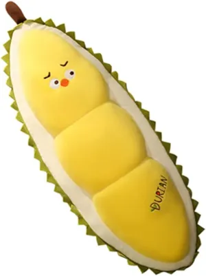 YUDONG Fruit Durian Plush Toy,Lovely Fruit Plush Toy Doll Throw Pillows,Children's Birthday, Home Decoration.(19.6")