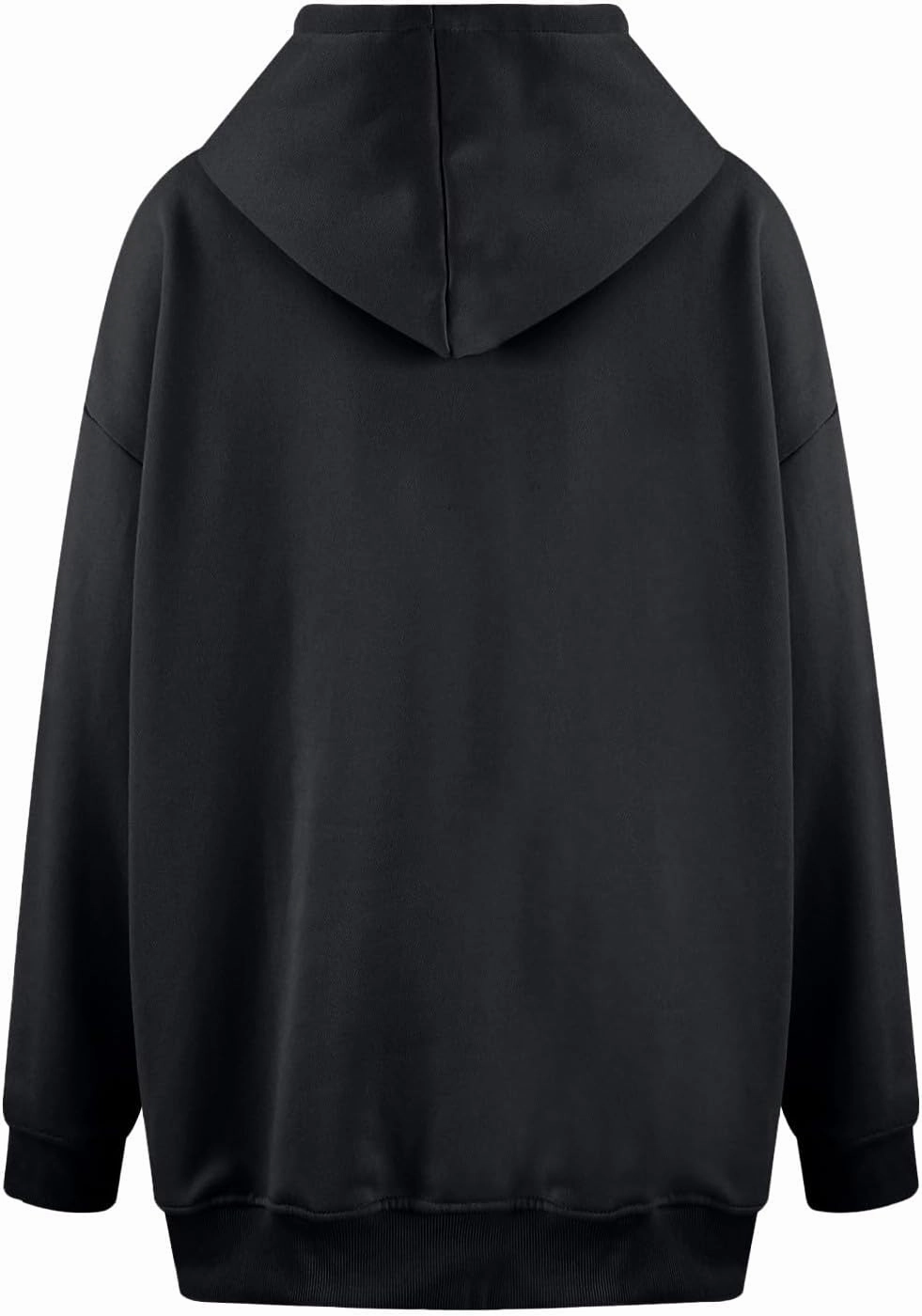 ZDRZK Plus Size Hoodies for Women Long Sleeve Shoulder Drop Sweatshirts Fall Winter Casual Fleece Loose Fit Tops Outfits